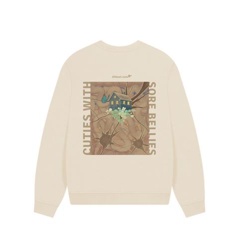 Oat Printed Sweater Back