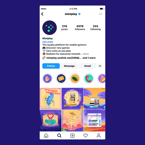Mistplay; Social Media Post Illustrations