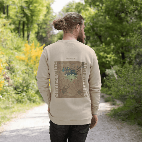 Cuties With Sore Bellies Crew Neck Classic Sweater