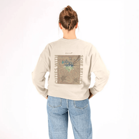 Cuties With Sore Bellies Crew Neck Classic Sweater