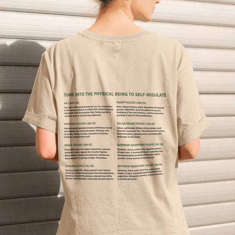 Energy Centers Relax Fit T-Shirt Double Side