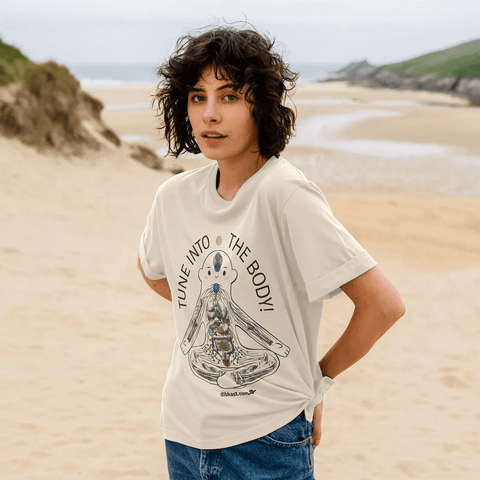 Energy Centers Relax Fit T-Shirt Double Side