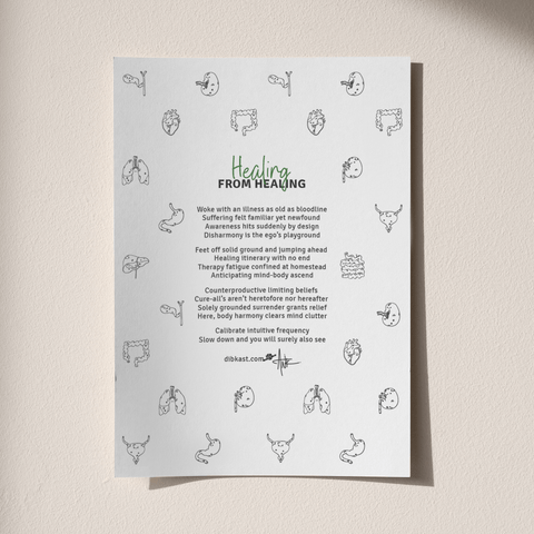 Healing From Healing (A3 Size)