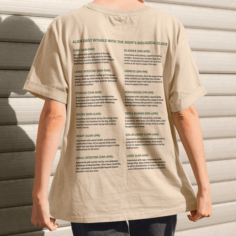 Organ Clock Relax Fit T-Shirt Double Side