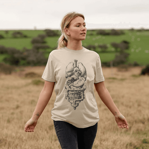 Organ Clock Classic Fit T-Shirt Single Side