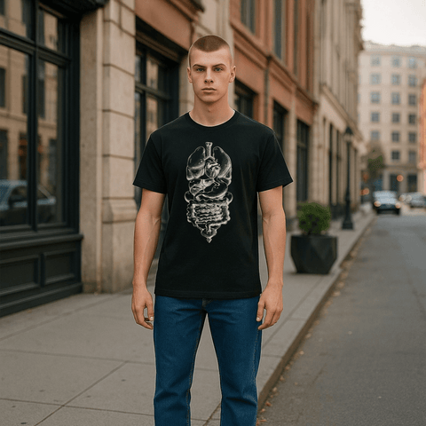 Almost Organ Clock Classic T-Shirt Single Side