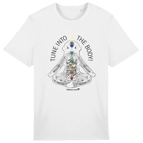 White Almost Energy Centers Unisex T-Shirt Single Side - front_0