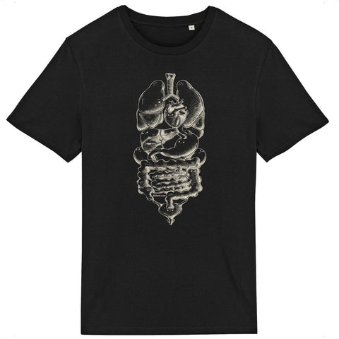 Almost Organ Clock Unisex T-Shirt Single Side - front_0