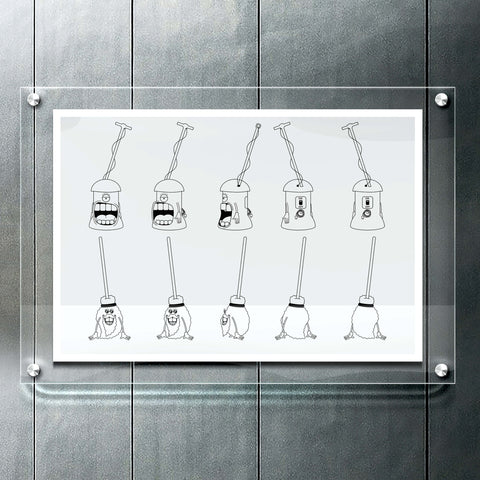 Metamorphism of The horse and the donkey character design