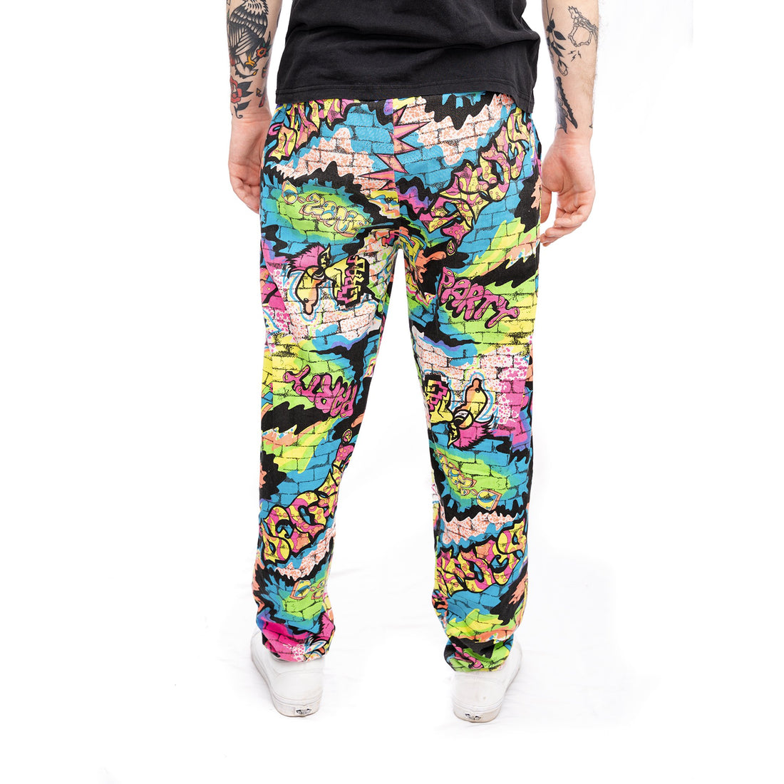 Sam Beach Corporation, relaxed fit, multi coloured, graffiti pants