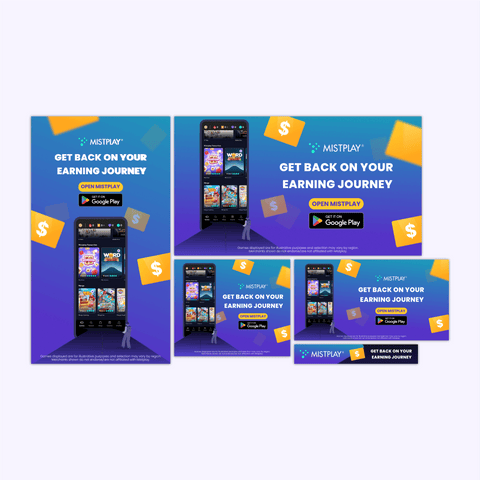 Mistplay; Static Ad Design