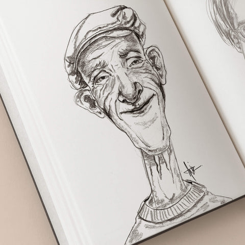 Personal Project; Caricature Graphite Sketches