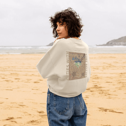 Cuties With Sore Bellies Crew Neck Sweater