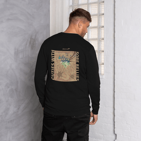 Almost Cuties With Sore Bellies Classic Crew Neck Sweater