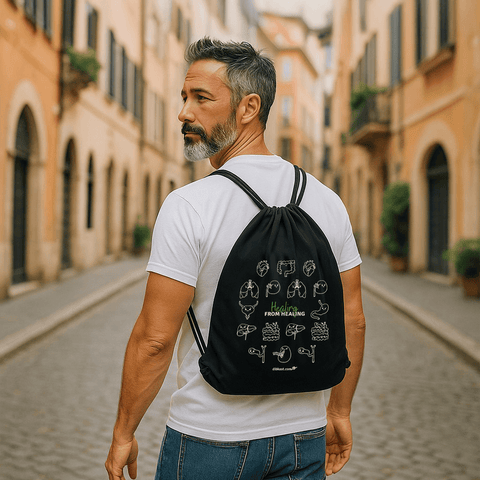 Almost Healing From Healing Drawstring Backpack