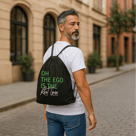 Almost Oh The Ego Drawstring Backpack