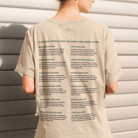 Organ Clock Relax Fit T-Shirt Double Side