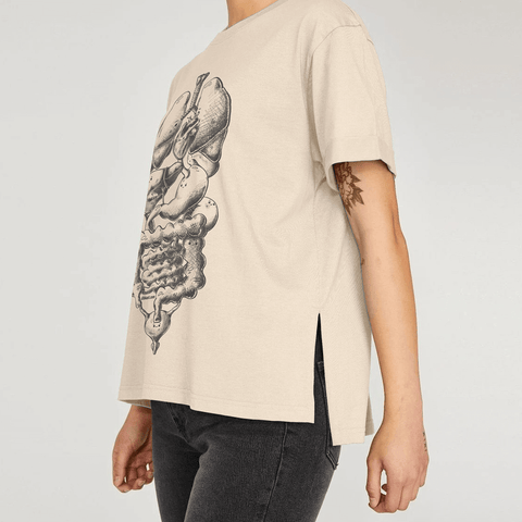 Organ Clock Relax Fit T-Shirt Single Side