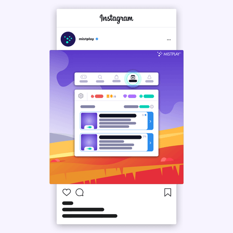 Mistplay; Social Media Post Illustrations