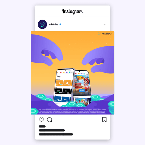 Mistplay; Social Media Post Illustrations