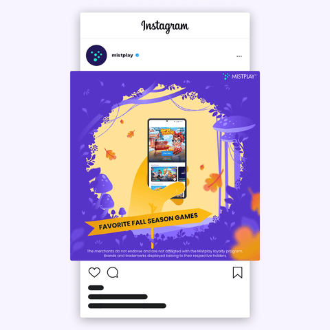 Mistplay; Social Media Post Illustrations