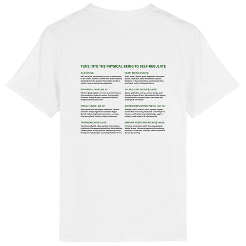 White Almost Energy Centers Unisex T-Shirt Double Side - back_0