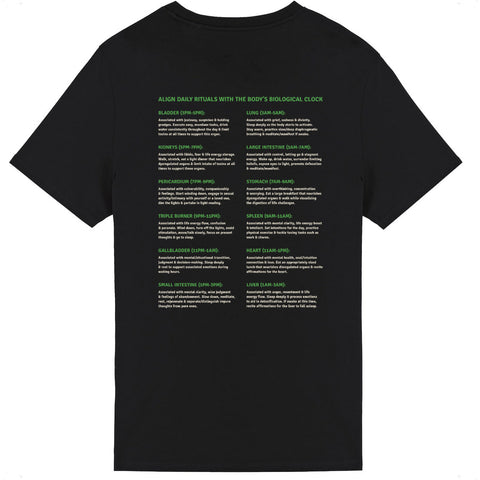 Black Almost Organ Clock Unisex T-Shirt Double Side - back_0