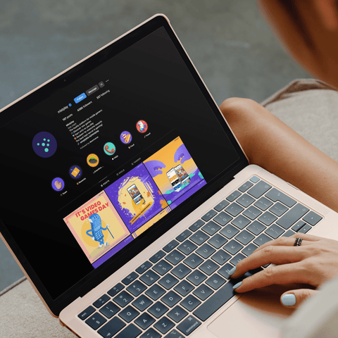 Mistplay; Social Media Post Illustrations