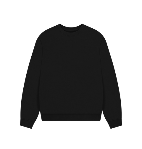 Black Printed Sweater