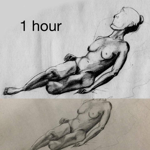 life drawing sketch