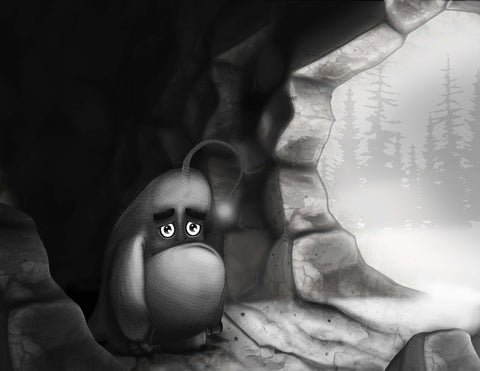 Monster character design digital painting