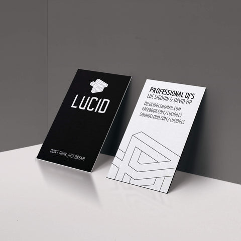 DJ Lucid business cards