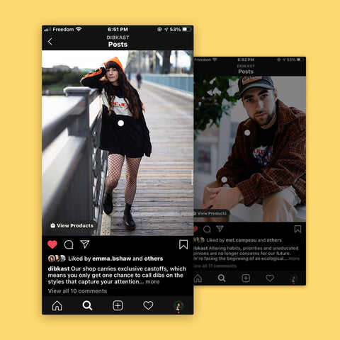 Dibkast social media post
