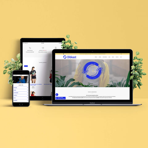 Dibkast web design