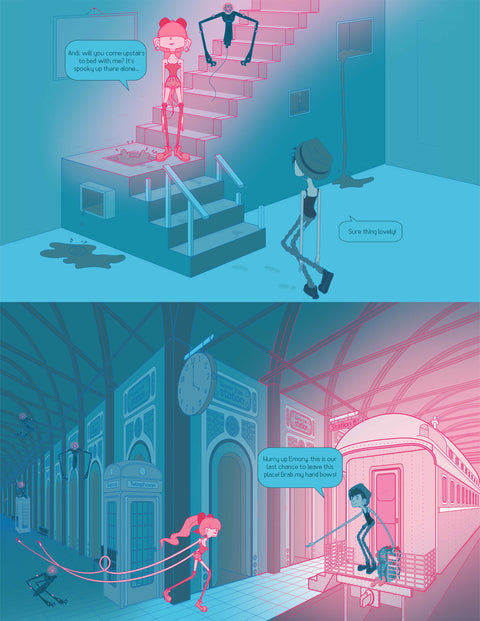 Algonquin College; Location Design for Graphic Novel on Mental Health