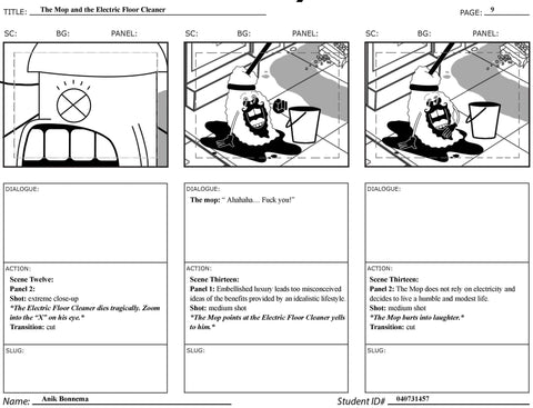 Metamorphism of The horse and the donkey page 9