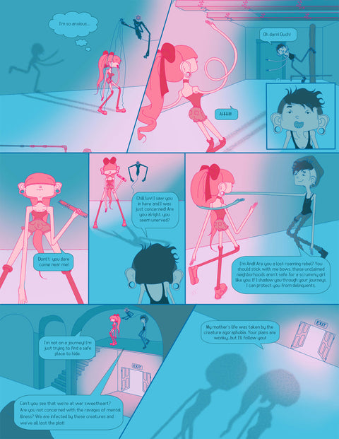 Algonquin College; Illustrated Graphic Novel on Mental Health