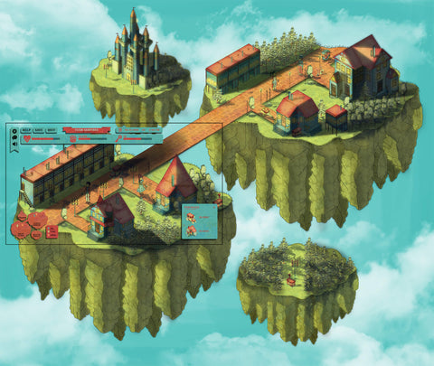 Fictional Isometric game design environment