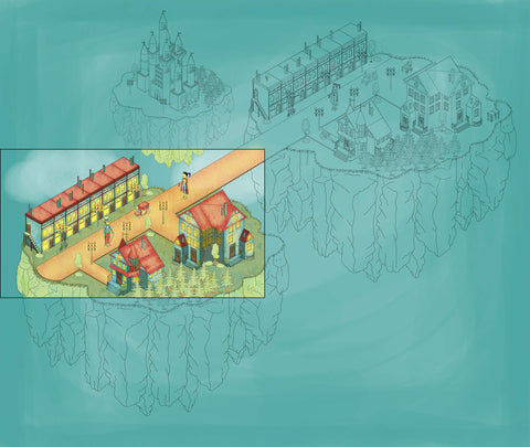 Fictional Isometric game design environment